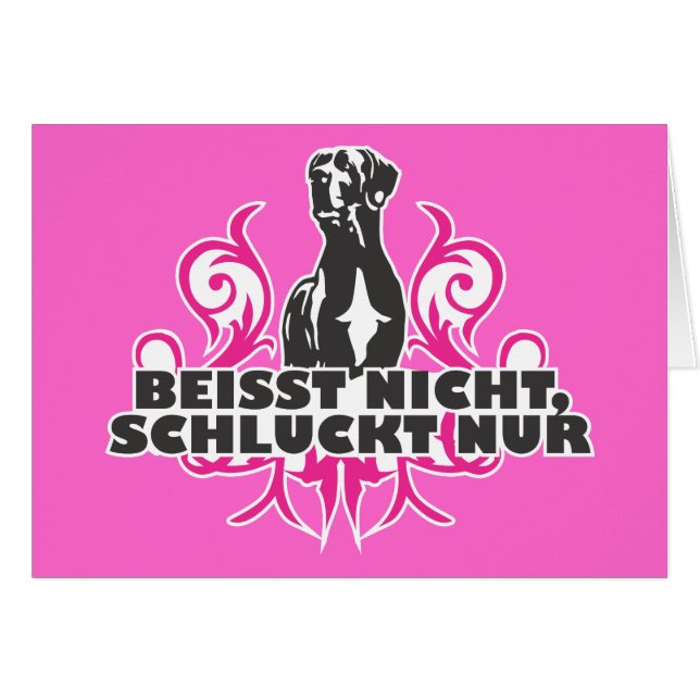 Cartão melhor nicht, schluckt nur (Frente Horizontal)