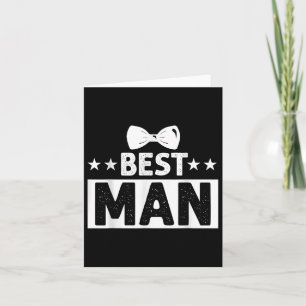 Cartão Melhor Padrinho de casamento De Casamento Homem So