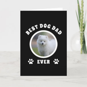 Cartão Melhor Pai de Cachorro Personalizado com Foto