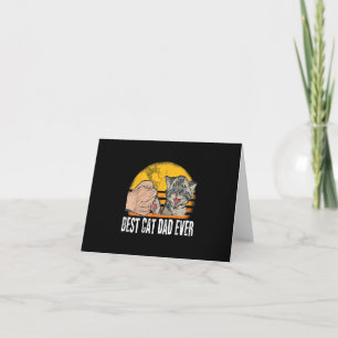Cartão Melhor Pai De Gato   Pai Engraçado Padre Gift