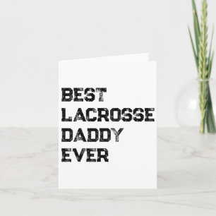 Cartão Melhor Pai De Lacrosse - Pai Lacrosse Lacrosse P