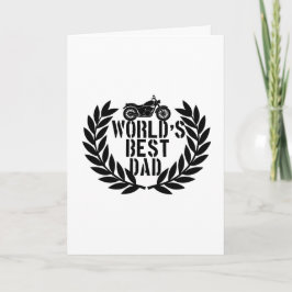Cartão Melhor Pai do Mundo 