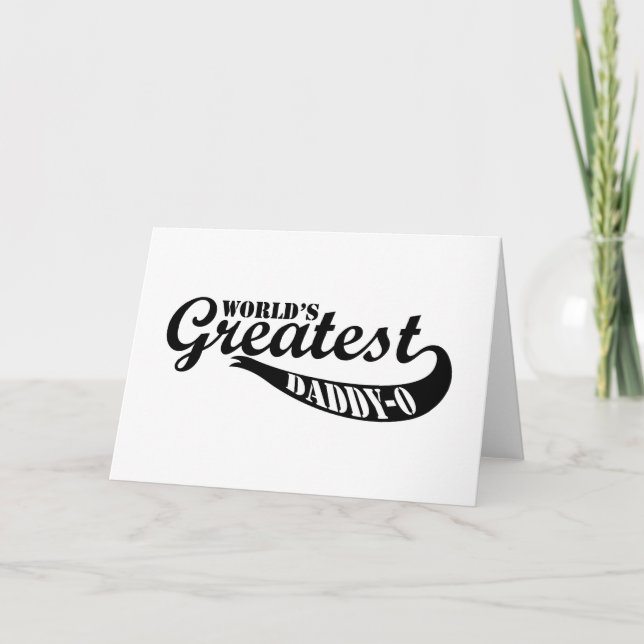 Cartão Melhor Pai do Mundo (Frente)