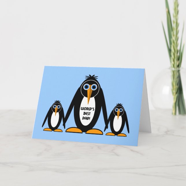 Cartão melhor pai do mundo (Frente)