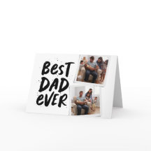 Melhor pai do mundo trendy duas fotos preto Dia do