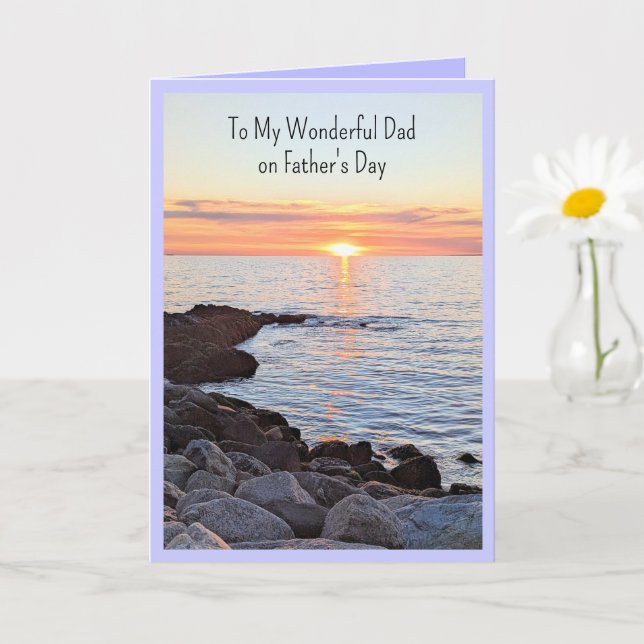 Cartão Melhor Pai do Sol até a Foto do Sol (Planta pequena)