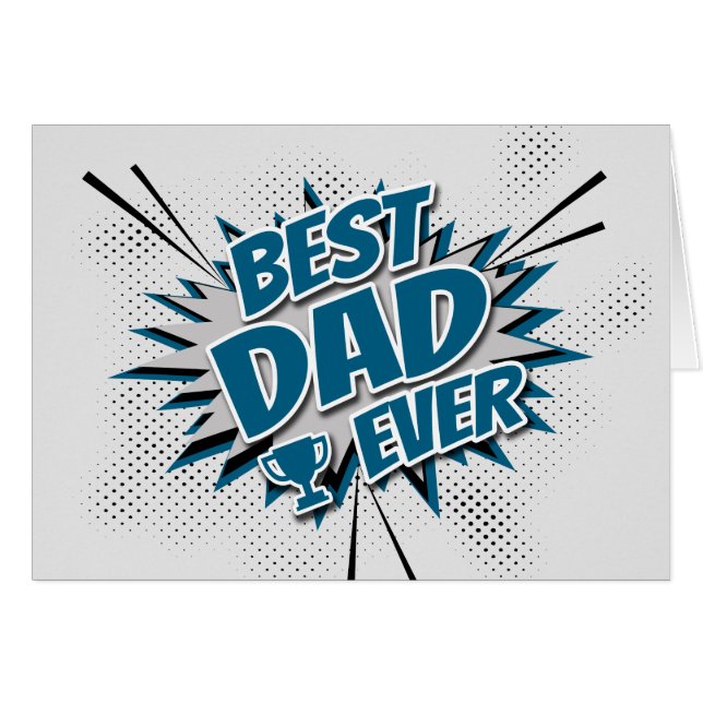 Cartão Melhor Pai Nunca (Frente Horizontal)