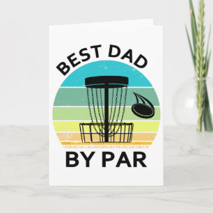 Cartão Melhor Pai Pelo Par Dia dos Pais Disc Golf Vô Funç