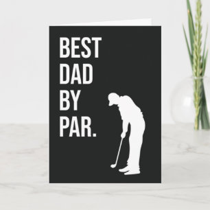 Cartão Melhor Pai Por Golfe Dia dos Pais