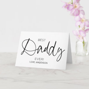 Cartão Melhor Papai do Mundo Feliz Dia dos Pais Presente 