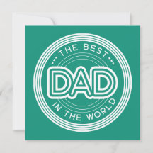 Melhor Papai Moderno Verde Dia dos Pais