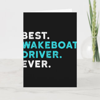 Cartão Melhor Piloto de Wakeboat de Todos os Tempos Camis