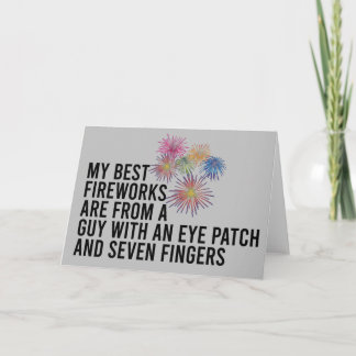 Cartão Melhor pirotecnia engraçada 4 de julho
