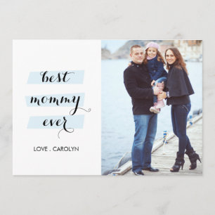 Cartão Melhor placa de Dia de as mães Ever da Mamãe