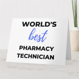 Cartão Melhor Técnico de Farmácia do Mundo 2