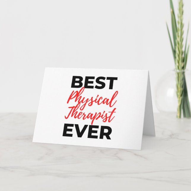 Cartão Melhor Terapêutica Física Ever 2 (Frente)