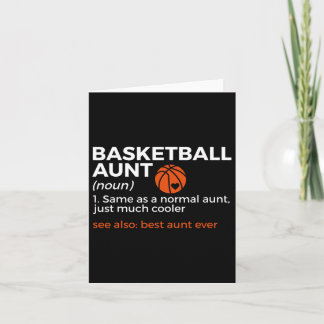 Cartão Melhor tia de definição de tia Bysketbyll