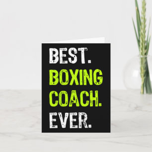 Cartão Melhor treinador de boxe de sempre
