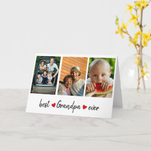Cartão Melhor Vovô Ever 3 Fotografia Personalizada