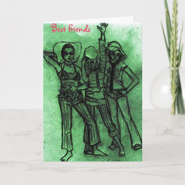 Cartão Melhores Amigos (Frente)