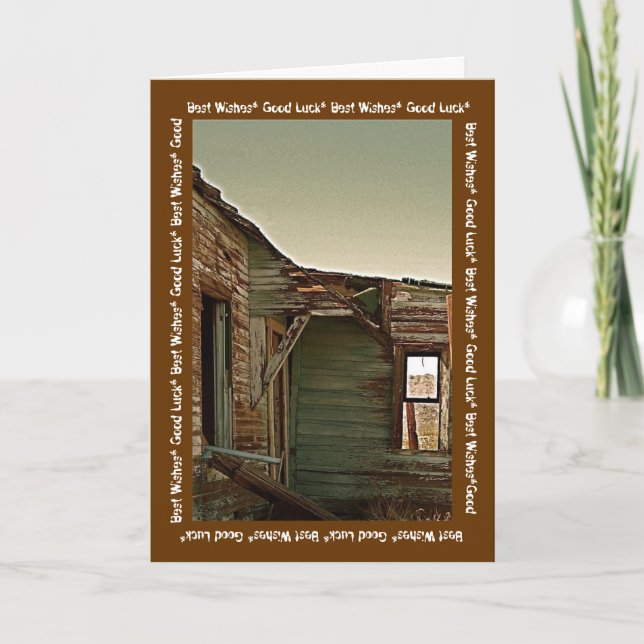 Cartão Melhores Desejos em Nova Casa (Frente)