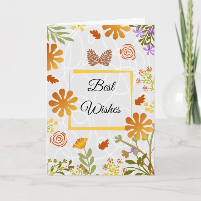 Cartão Melhores Desejos Wisches  (Frente)