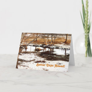 Cartão Melhores dias em frente