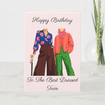 Melhores Gêmeos Adultos Vestidos no Aniversário