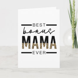 Cartão Melhores Presentes para Mães Bônus de Todos os Tem
