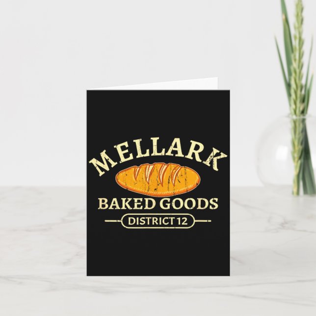 Cartão Mellark Baked Good Funny Baking Quote Bakery Bread (Frente)