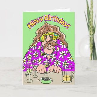 Cartão MELLOW HIPPY Birthday Card