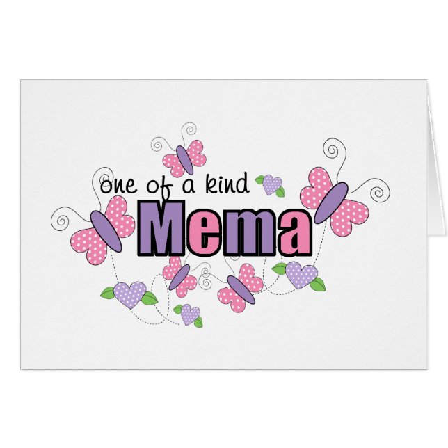 Cartão Mema Única (Frente Horizontal)