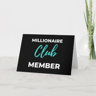 Cartão Membro do Millionaire Club
