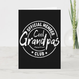 Cartão Membro Oficial Clube dos Avôs Legais Dia dos Pais