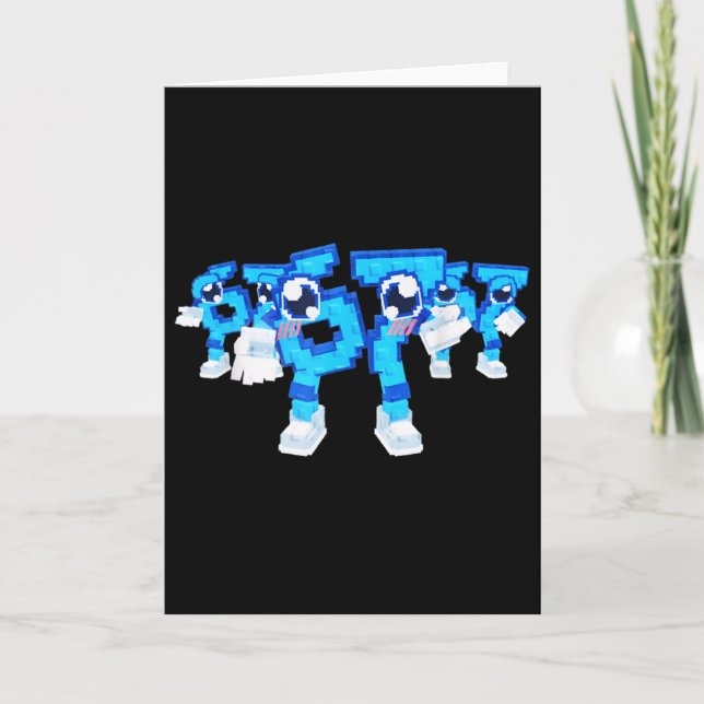 Cartão Meme 67 Six Seven 6 7 Steal A Brainrot - Los 67  (Frente)