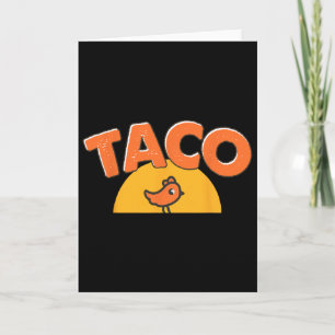 Cartão Meme de Frango Engraçado Taco da Moda Trump Sempre