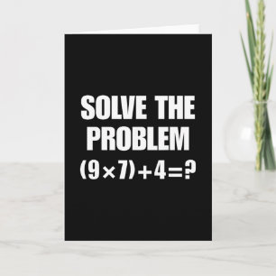 Cartão Meme engraçado 67 Pemdas professor de matemática e