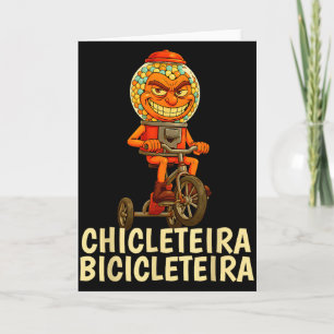 Cartão Meme italiano engraçado de crianças Brainrot Chicl