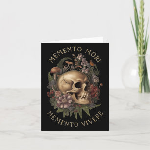 Cartão Memento Mori Memento Vivere - Filosofia & Lat
