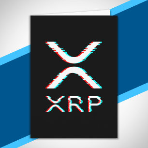Cartão Memória Crypto Currency XRP Glitch Cryptocurrency