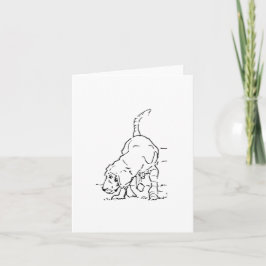 Cartão Memória de Amante de Cachorro, Ilustração de Beagl