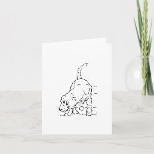 Cartão Memória de Amante de Cachorro, Ilustração de Beagl
