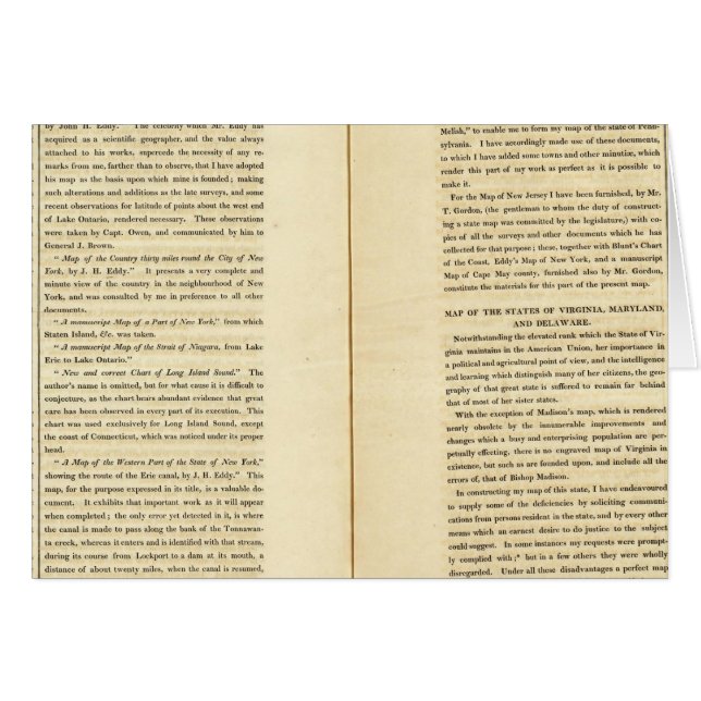 Cartão Memória geográfica 2 (Frente Horizontal)