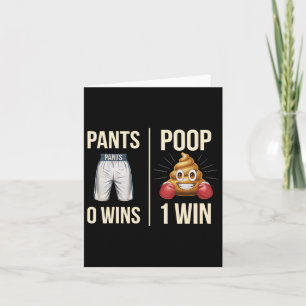 Cartão Memória Poop Toilet Humor Poop Engraçado Dizendo C