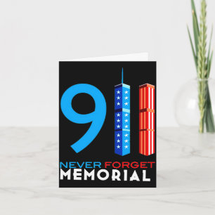 Cartão memorial 911 memorial 911