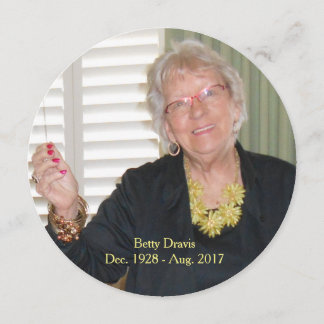 Cartão Memorial, Aviso de morte, Funeral, Morte