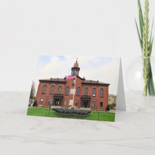 Cartão Memorial da cadeira vazia (Frente)