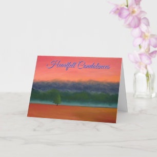 Cartão Memorial da Memória com Laranja Verde Roxo Vermelh