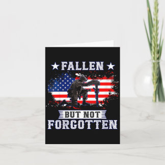 Cartão Memorial day 2021 fallen not forgotten american Me