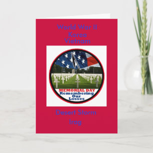 Cartão MEMORIAL DAY Card